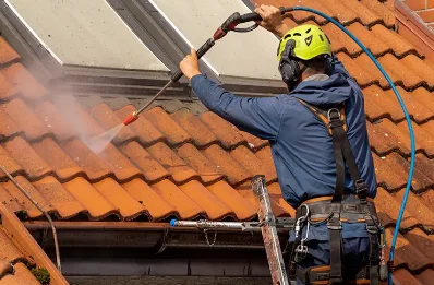 Démoussage et hydrofuge de toiture à Pagnoz